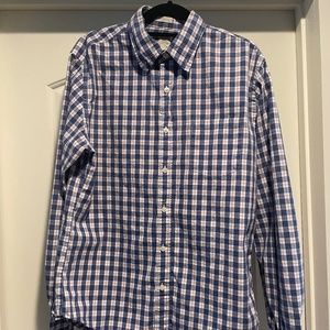 Men’s Jcrew Plaid Casual Button-Up
